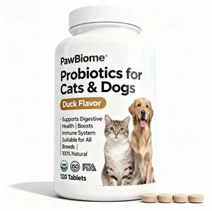 Probiotiques pour chiens OEM, friandises calmantes pour chiens, santé intestinale, soutien immunitaire, santé de la peau et du pelage, sans céréales, biologiques, riches en protéines, soins de santé pour chiens - Product Image 1