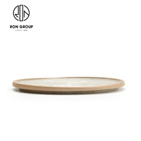 Vaisselle de luxe pour Restaurant occidental, Buffet d'hôtel, vaisselle ronde, porcelaine, porcelaine, terre cuite, grès, assiette en céramique
