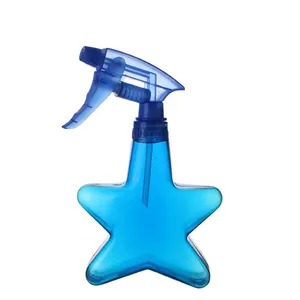 Wholesale Star Shaped 150ml 200ml Blue Injection PET Bottles Trigger Sprayer Plastic Bottle