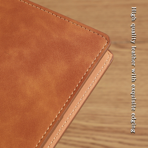 Tùy chỉnh sang trọng da danh mục đầu tư thư mục padfolio A4 tài liệu kinh doanh với chủ thẻ tùy chỉnh thiết kế logo nộp hồ sơ sản phẩm - Product Image 3