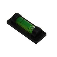 Mini niveau à bulle REALMAX, rapporteur d'angle, spiritueux magnétique, support TV, cadre photo, étagère à marchandises, ABS noir + vert, mini niveau à bulle magnétique