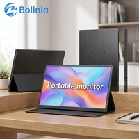 Moniteur de jeu portable 16 pouces 2K 165Hz QHD IPS Type C HD FreeSync avec boîtier métallique pour ordinateur portable, PC, téléphone, Switch, PS5, Xbox