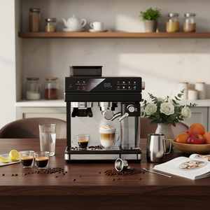 Macchina da Caffè Automatica Newle 20 Bar con Sistema Thermoblock, <span class=keywords><strong>Latte</strong></span> <span class=keywords><strong>Freddo</strong></span>, Espresso, Cappuccino, Serbatoio Acqua da 2.6L per Casa - Product Image 6