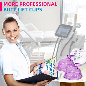 One Pair 19CM Purple Buttock <strong>Suction</strong> Cups Ergonomic Vacuum Cups for <strong>Butt</strong> <strong>Lifting</strong>,Extra-Large Vacuum Therapy Machine Accessories - Product Image 6