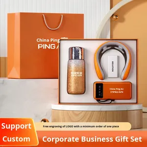 New Year Annual Meeting Business Gift Set 316 Stainless Steel Titanium Coated Insulated Cup Modern Design Custom Logo Client - Product Image 2