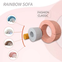 3 Stück modulare Couch Factory Sponge Mikro faser Stoff Weiches Babys pielbett Kinder Kinderspiel zimmer Baby Couch Sofa