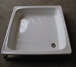 Receveur de douche en acier émaillé Baignoire en acier émaillé <span class=keywords><strong>Plaque</strong></span> de douche en acier céramique carrée pour salle de bain Taille 70/80/<span class=keywords><strong>90</strong></span> <span class=keywords><strong>cm</strong></span> - Product Image 1