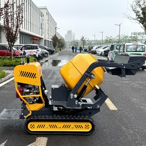 Bétonnière autoportante compacte sur chenilles 200L, mini-bétonnière à prix bas - Product Image 1