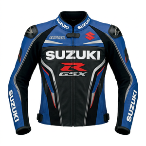 Zuzuzki MotoCP <b>Racing</b> <b>Jacket</b>/Chaqueta Stylish Leather Riding Gear Protection Level 2 CE Certified - Product Image 1