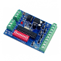Decodificador dmx de 3/4/6/8/9/canales 5A 12/18/ch, controlador led dmx de voltaje constante RGB