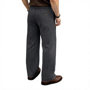 Men's Linen Harem Pants Elastic Waist <b>Drawstring</b> Casual Loose Fit Breathable Summer <b>Trousers</b> With Side Pockets - Product Image 1