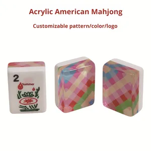Juego de Mesa Personalizado de Dos Capas de Melamina, Texas Hold'em, Póker, Mahjong, Ajedrez, Estilo Occidental Americano, Diseño Portátil - Product Image 2