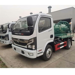 รถดูดสิ่งปฏิกูลจีน Dongfeng 4x2 รถดูดสิ่งปฏิกูลแบบสุญญากาศ รถดูดอุจจาระในเมือง รถดูดอุจจาระขนาด 6000 ลิตร - Product Image 1