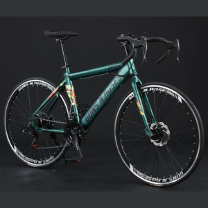 Vélo de route et de gravier en acier <span class=keywords><strong>carbone</strong></span> haute performance, vélo de course 21 vitesses 700C pour hommes - Product Image 3