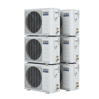 DGWG2ACDC12K Climatiseur solaire hybride haute performance 12000 BTU pour usage domestique, économie d'énergie, couverture 15x25