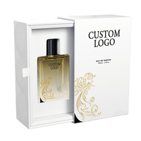 Boîtes coulissantes en carton blanc sur mesure fournies par l'usine avec rubans, adaptées aux parfums et aux cosmétiques.