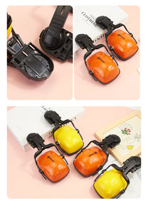 उच्च गुणवत्ता वाली अच्छी कीमत सुनवाई सुरक्षा क्लिप-ऑन माउंट डिजाइन हेलमेट संलग्न इयरमफ - Product Image 6