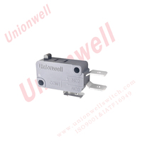 Micro-interrupteurs pour appareils électroménagers G5X 0.1A/10A/16A/22A/26A 125/250VAC certifiés CE/ENEC SPDT/SPST, usine Unionwell Chine