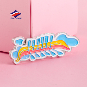 Longzhiyu 18 ans fabricant personnalisé métal émail Attractions architecturales logo Souvenir cadeau aimant de réfrigérateur - Product Image 2