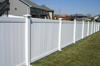 Panneaux de clôture de jardin en PVC blanc de haute qualité 6x8 pieds avec service de modélisation 3D, clôture de jardin extérieure écologique pour la maison