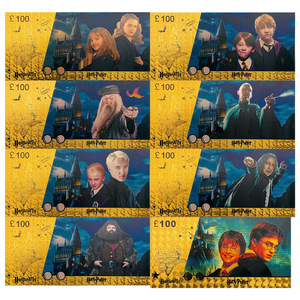 8 Banconote in Foglia d'Oro con Temi di Film Americani: Valuta Commemorativa del Mago, da Collezionare e Regalare - Product Image 1