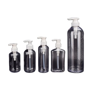 Bouteilles en PET Contenants cosmétiques <span class=keywords><strong>Savon</strong></span> liquide Rechargeable Ambre Vert 300 ml Vente en gros Bouteille <span class=keywords><strong>de</strong></span> shampooing - Product Image 5