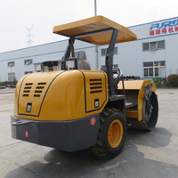 Compacteur de sol à tambour vibrant simple FURD FYL-D203 3500KG 22KW à entraînement hydraulique intégral haute efficacité
