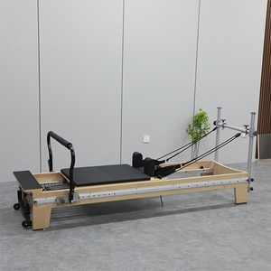 SAERDE utilisation commerciale rose vert multicolore aluminium blanc salle de sport Studio Fitness Pilates réformateur Machine lit de base en vente - Product Image 5