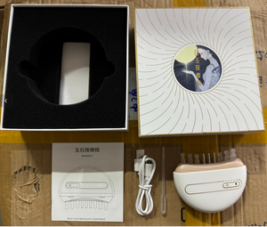 Equipo de Belleza, Peine Eléctrico Vibrador para Meridianos, Peine Guía de Líquido para Meridianos Portátil, Peine de Masaje Eléctrico de Jade para Salón y Hogar - Product Image 6