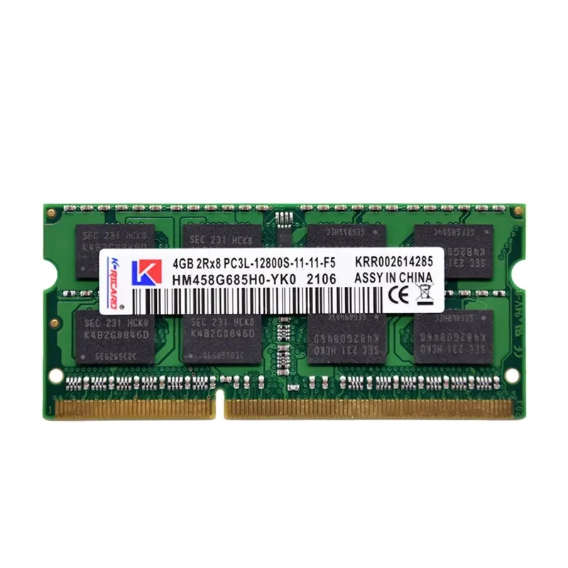 Laptop DDR3 Ram 4GB 8GB 1333 1600 MHz PC3L 12800 Sodimm RAM DDR3 8GB RAM