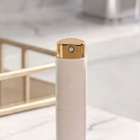 En stock – Flacon de parfum vide 10 ml avec étui en plastique à ouverture rotative, fiole en verre, atomiseur doré, finition mate dégradée, logo personnalisé OEM