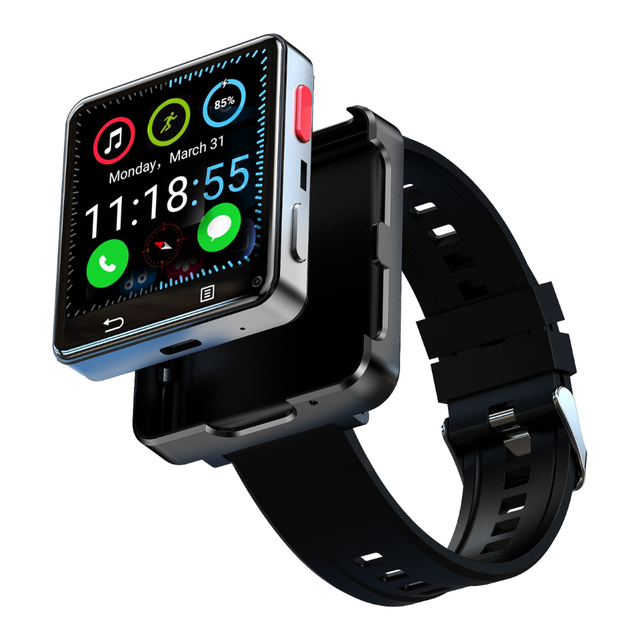 NYT 4G LTE 64GB SIM Smartwatch for Men GPS Navigation Dual Camera (3-7MP) IP67 Waterproof Android OS SDK Enabled 5-10 Days