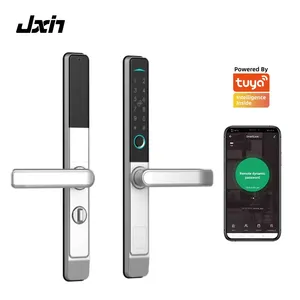 Jxin Outdoor Waterproof Digital Fingerprint Smart Door Lock Aluminum Smart Lock