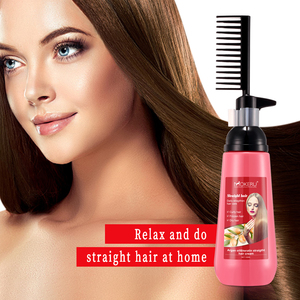 MOKERU - Crema Alisadora para el Cabello sin Amoníaco con Aceite de Argán, Loción de Tratamiento Capilar con Queratina Coreana, Acondicionador y Tinte con Cepillo OEM - Product Image 4