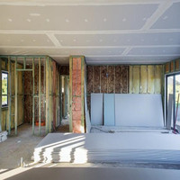 Dalles de plafond en plâtre acoustique modernes pour hôtels, ignifuges, perforées, pour la décoration intérieure