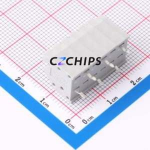MX250-3.5-06P-A-GY01-Cu-A Spring Terminal Block Through hole Component (THT),P=3.5mm Connector 1x6P 3.5mm Gray Through Hole - Product Image 2