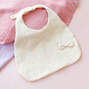 Bavoirs en mousseline 100% coton super absorbants pour bébé Logo personnalisé lavable pour les tout-petits et les nourrissons pour manger et baver - Product Image 4