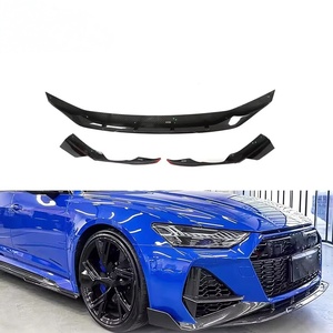 Splitter anteriore in fibra di carbonio per paraurti auto <span class=keywords><strong>Audi</strong></span> <span class=keywords><strong>A6</strong></span> RS6 C8 <span class=keywords><strong>Avant</strong></span> Wagon 4 porte 2019-2021 - Product Image 1