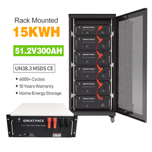 แหล่งจ่ายไฟแบบพกพา แบตเตอรี่ลิเธียม 48V 100Ah ใหม่ แบตเตอรี่ลิเธียมสำหรับเก็บพลังงานแสงอาทิตย์ ชุดแบตเตอรี่แบบเรียงซ้อนได้ - Product Image 1