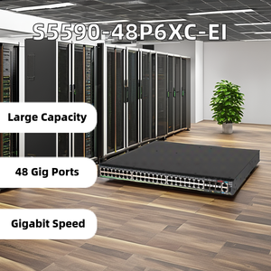 Hiệu suất cao h3c S5590-48P6XC-EI PoE + Gigabit Lớp 3 Ethernet 48-Port quản lý mạng chuyển đổi 2.4tbps công suất 660Mpps - Product Image 2
