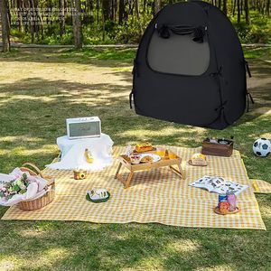 Intérieur Extérieur Noir Pliable Enfants Voyage Berceau Intimité Pod Enfants Blackout Auvent <span class=keywords><strong>Tente</strong></span> Berceau Couverture Bébé Lit <span class=keywords><strong>Tente</strong></span> - Product Image 6