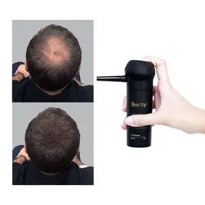 27.5g corretivo de perda de cabelo, queratina preta natural marca top venda de fibras espessadoras de cabelo