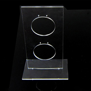 Lắp ráp dọc rõ ràng Acrylic Bông tai hiển thị chủ Acrylic trang sức hiển thị đứng cho Boutique - Product Image 2