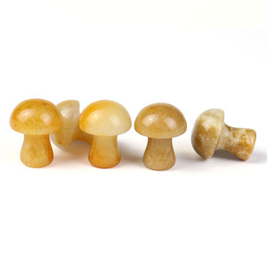 Nouvel ensemble de champignons en pierre de guérison en vrac, artisanat en pierre gemme pour la décoration intérieure et les cadeaux - Product Image 5