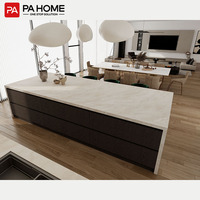 PA Home haut de gamme saoudien nouveau modèle de conception construit en Mdf meubles de cuisine armoire de cuisine en bois massif