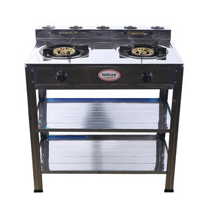 Estufa <span class=keywords><strong>de</strong></span> <span class=keywords><strong>gas</strong></span> comercial <span class=keywords><strong>de</strong></span> alta potencia <span class=keywords><strong>de</strong></span> acero inoxidable, <span class=keywords><strong>sin</strong></span> enchufe, segura, <span class=keywords><strong>de</strong></span> sobremesa, <span class=keywords><strong>de</strong></span> una o dos quemadores - Product Image 3