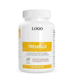 Vente en gros de poudre d'extrait de champignon Tremella Capsule de champignon Tremella Capsules d'extrait de champignon Tremella - Product Image 1