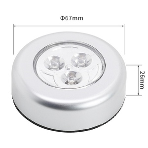 <strong>3</strong> <strong>LED</strong> Touch Control Battery Powered Bedroom Night Light Car Reading Light for Camping