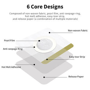 Patch d'acupuncture pour le nombril en tissu non tissé - Base adhésive respirante (pour la pâte Sanjiu et <span class=keywords><strong>Futu</strong></span>) - Product Image 3