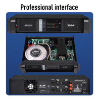 GAP-K8 amplificateur DJ professionnel 1600W 2 canaux amplificateur de mélangeur à coque métallique haute puissance produit à bas prix